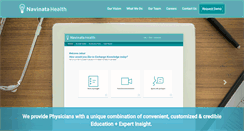 Desktop Screenshot of navinatahealth.com